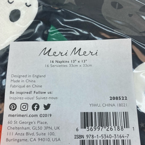 Halloween a napkin Set - Picture 6 of 6